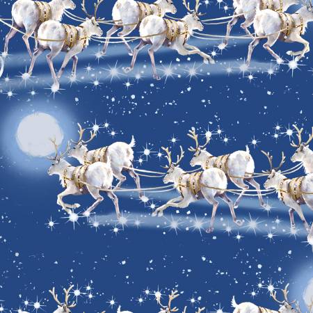 Here Comes Santa by The Macneil Studio Collection From 3 Wishes Fabric