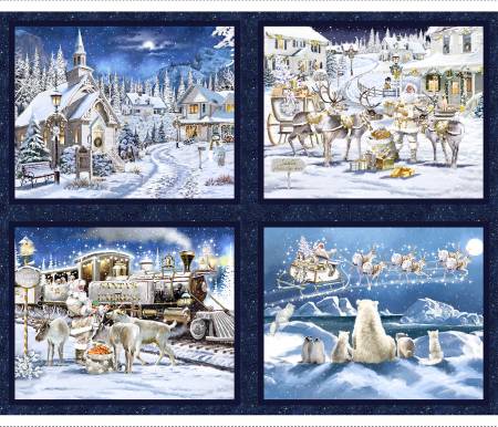 Here Comes Santa by The Macneil Studio Collection From 3 Wishes Fabric