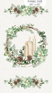 White Linen Christmas   By Northcott Studio