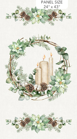 White Linen Christmas Collection By Northcott Studio