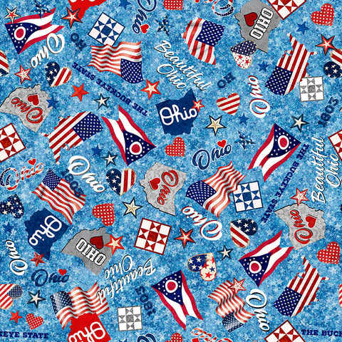 New 2025 All Ohio Shop Hop Fabric
