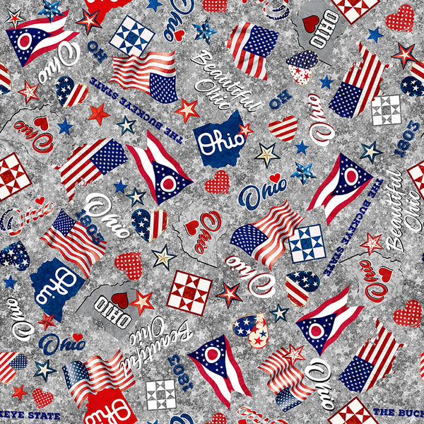 New 2025 All Ohio Shop Hop Fabric