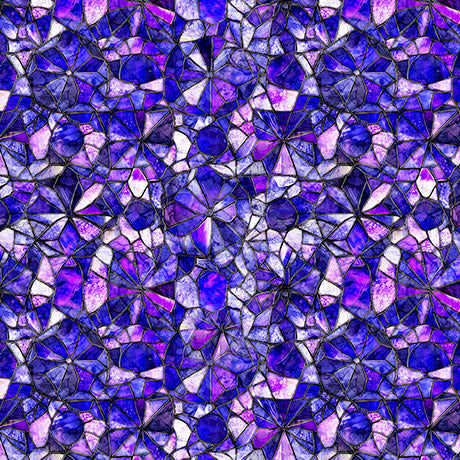 New 2026 Mosaic Blooms fabric collection QT Fabrics