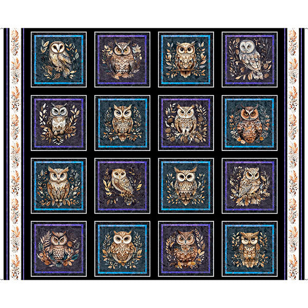 New 2025 NIGHT OWLS  Fabric Collection QT Fabrics