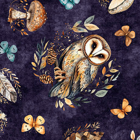NIGHT OWLS  Fabric Collection QT Fabrics