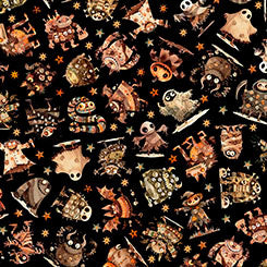 New 2026 A HAUNTING WE WILL GO QT Fabrics