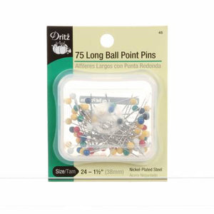 Dritz Extra Long Ball Point Pin Size 24 1.5in 75ct # 45