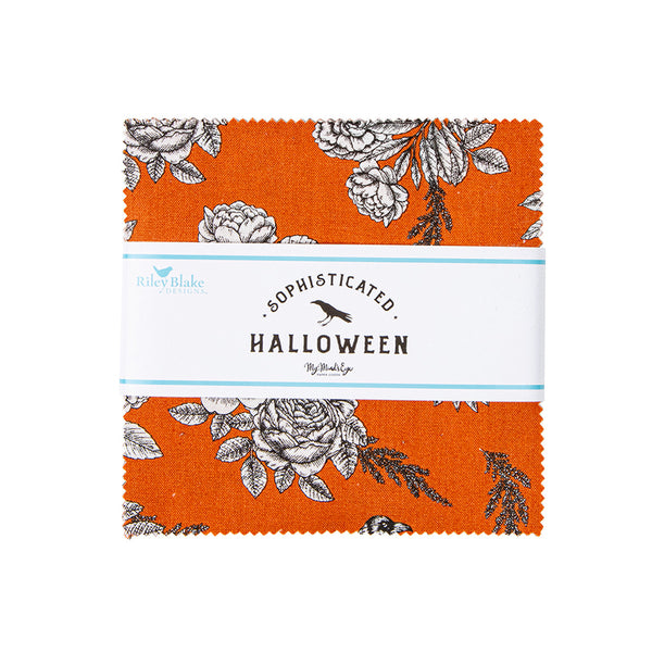 Sale Sophisticated Halloween 5" Stacker Riley Blake Designs