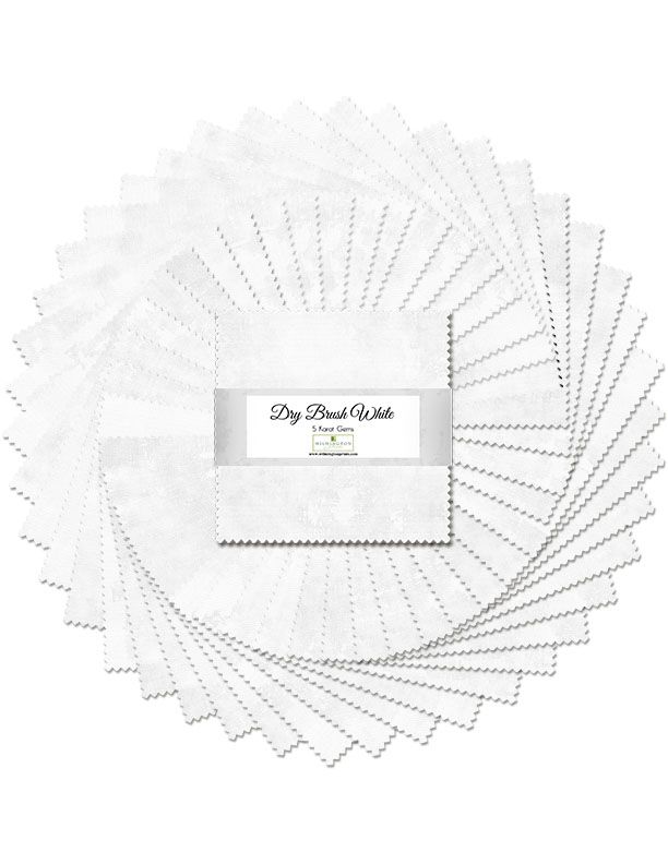 New 2025 Dry Brush White - 5 Karat Gems Wilmington Prints