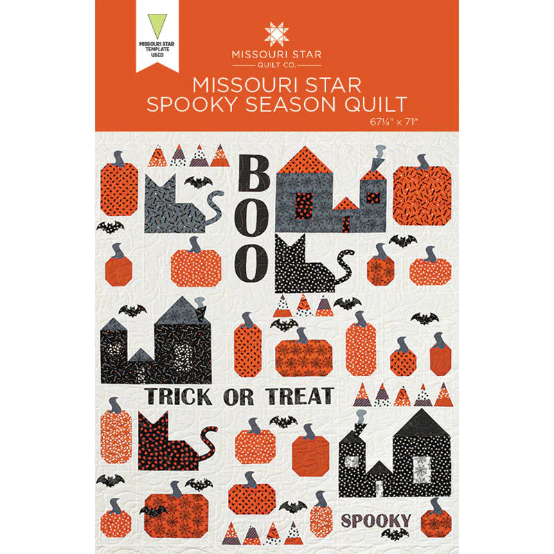 Spooky Season Quilt Pattern and Small Simple Wedge template by Missouri Star Quilt Co.
