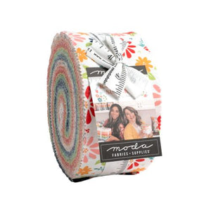 New 2025 Raspberry Summer Jelly Roll® 37690JR Moda