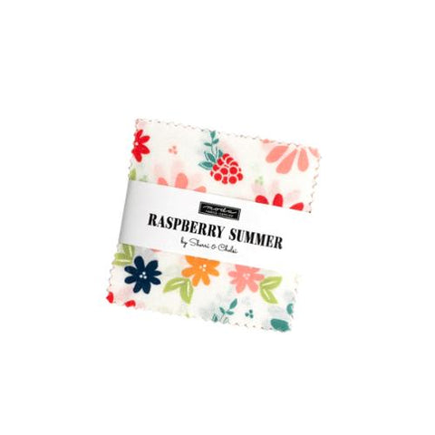 New 2025 Raspberry Summer Mini Charm 37690MC Moda