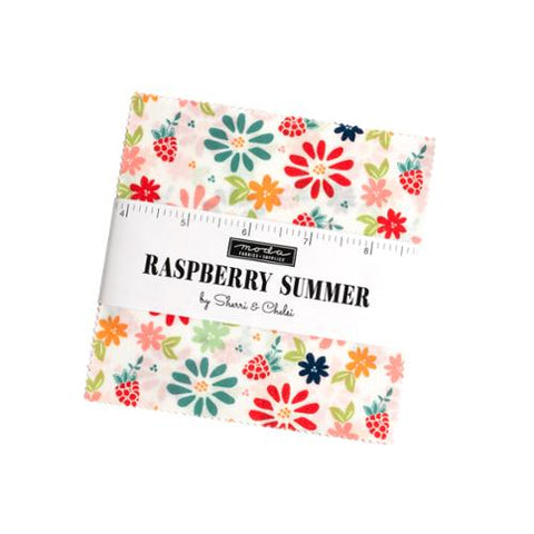 New 2025 Raspberry Summer Charm Pack 37690PP Moda
