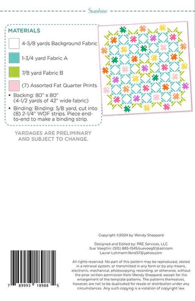 New 2026 Starshine quilt pattern