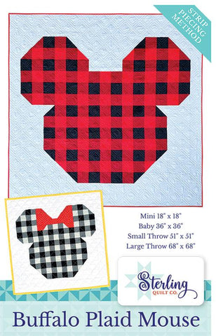 New 2025 Buffalo Plaid Mouse * SQC 015 Sterling Quilt Co