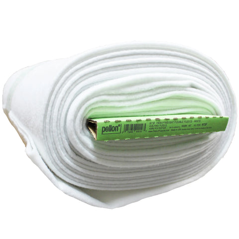 New Heavyweight Fusible Fleece 45in  White # 973FP