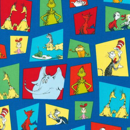 NEW 2025 Celebrate Seuss Fat Quarter Bundle with two panels