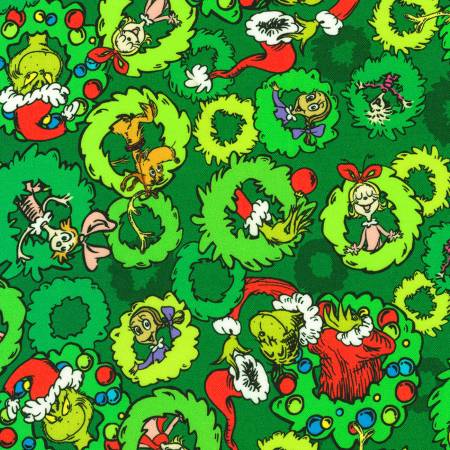 How the Grinch Stole Christmas by Dr. Seuss Enterprises Collection for Robert Kaufman