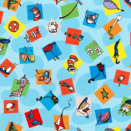 NEW 2025 Celebrate Seuss Fat Quarter Bundle with two panels