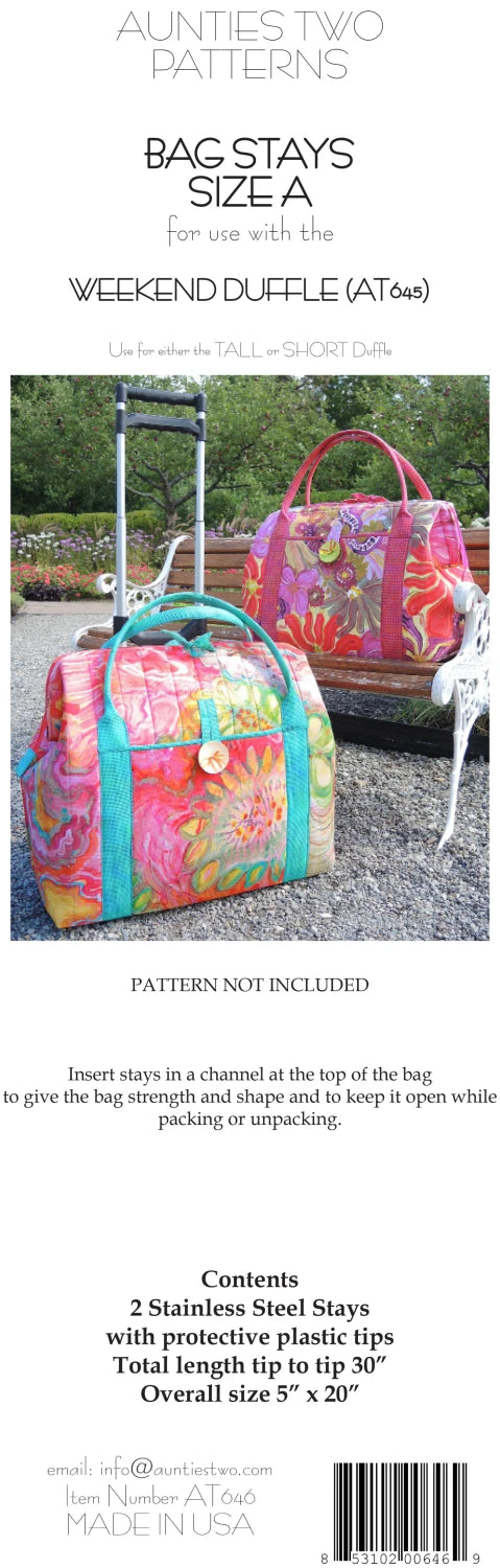 Bag Stays Size A 30in # AT646 Refill for Poppins Bag (Pattern not included)