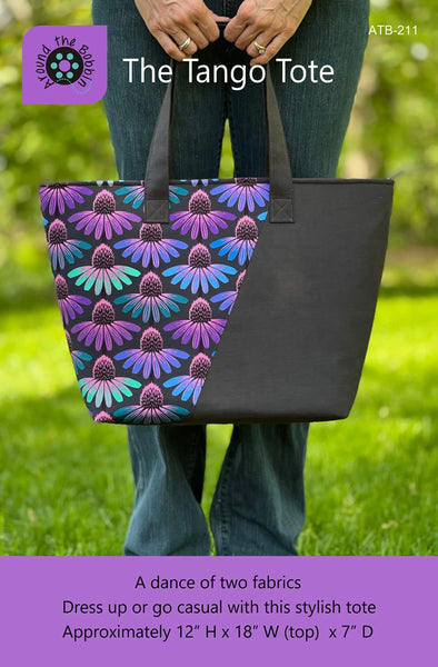 New 2026 The Tango Tote # ATB-211 Pattern by Around the bobbin