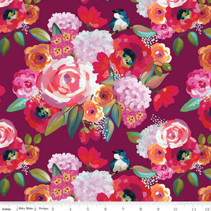 Poppies and Plumes Collection by Lila Tueller for Riley Blake Designs