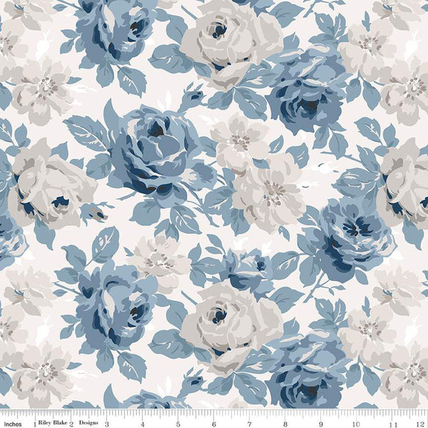 Serenity Blues Collection by Gerri Robinson for Riley Blake Fabrics