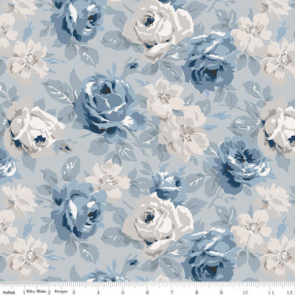 Serenity Blues Collection by Gerri Robinson for Riley Blake Fabrics