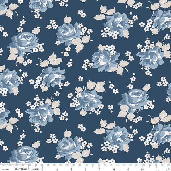 Serenity Blues Collection by Gerri Robinson for Riley Blake Fabrics