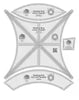 New 2026 Creative Grids Quilt Ruler Double Wedding Ring Template Set # CGRDWR