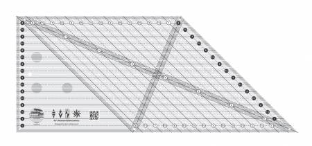 New to our shop 2025 Creative Grids 45 Degree Diamond Dimensions Quilt Ruler # CGREU2