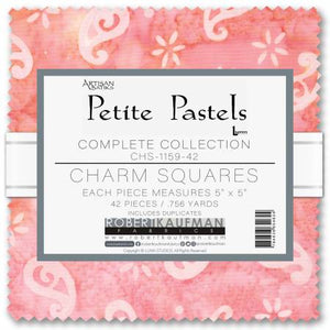 5in Squares Petite Pastels 42pcs/bundle # CHS-1159-42