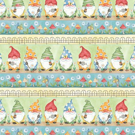 Better Gnomes & Gardens collection by Robin Roderick for Michael Miller Fabrics