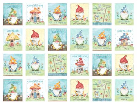 Better Gnomes & Gardens collection by Robin Roderick for Michael Miller Fabrics