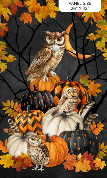 New 2026 Night Owl Collection Northcott fabrics by Deborah Edwards