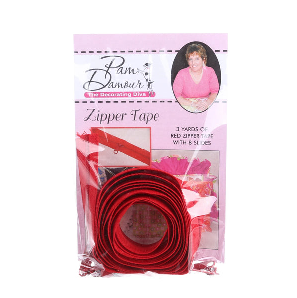 New 3 yards of Reversible Coil Zipper Tape with 8 Slides