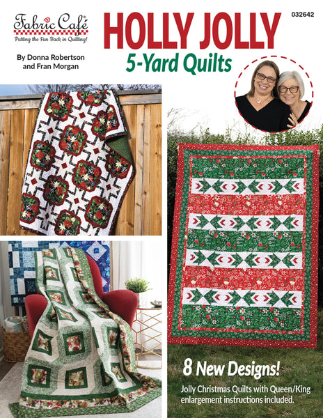 New 2026 Holly Jolly  5 yard quilts book