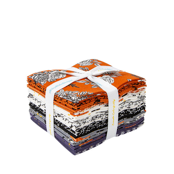 SALE Sophisticated Halloween Fat Quarter Bundle 18pcs Riley Blake Designs