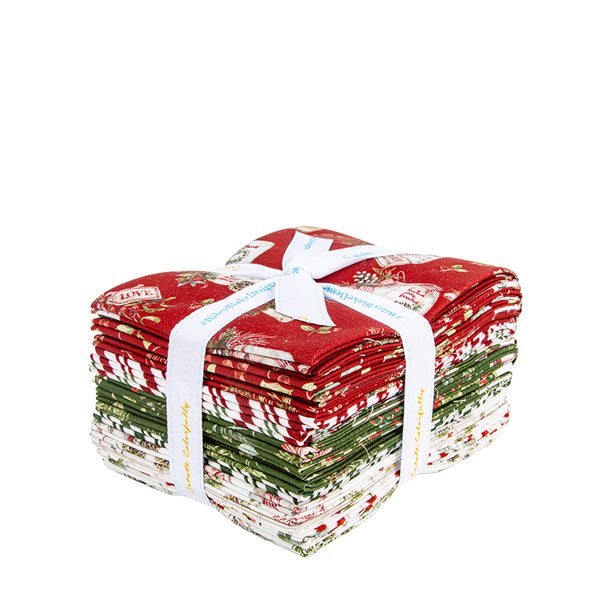 New 2026 Holiday Spirit Fat Quarter Bundle Riley Blake Designs