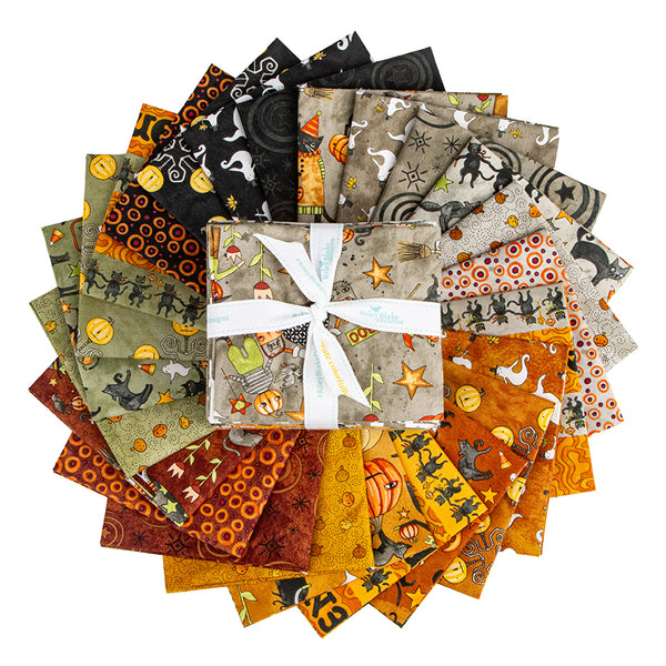 New 2026 Spooky Fat Quarter Bundle 24 pcs Riley Blake Designs
