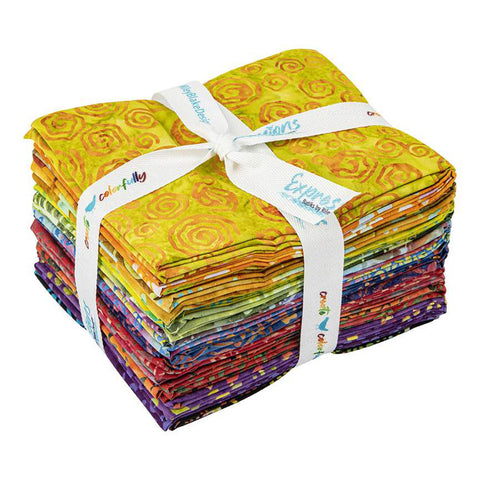 SALE Expressions Batiks Carnival Fat Quarter Bundle