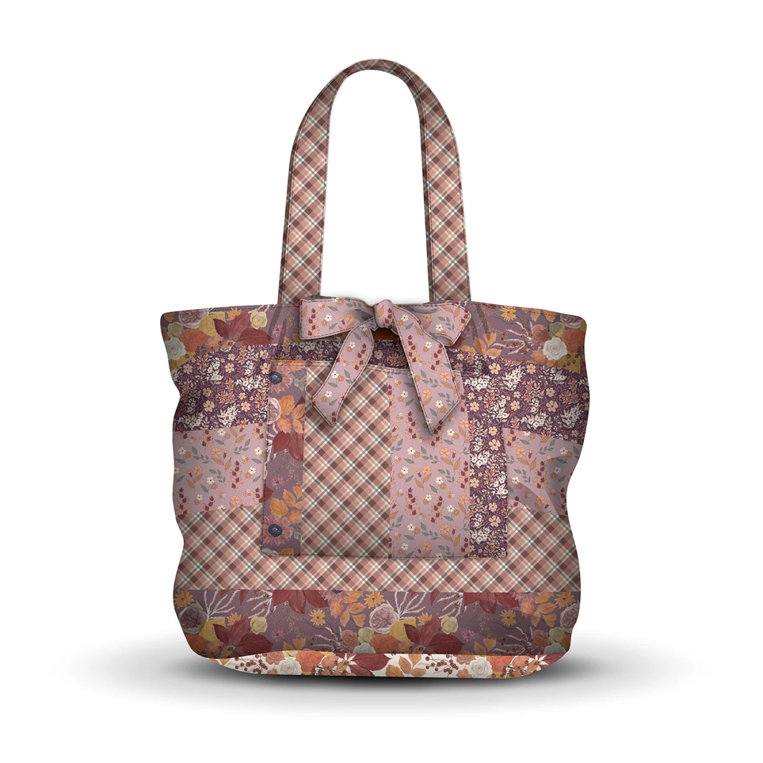 New 2025 Evening on the Prairie Home Dec 42in x 60in Cottage Core Tote Panel Grape