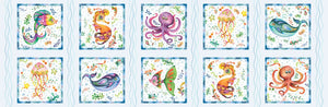 New 2025 Happy Ocean Life collection by P&B Textiles