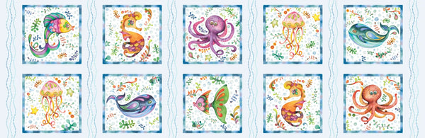 New 2025 Happy Ocean Life collection by P&B Textiles