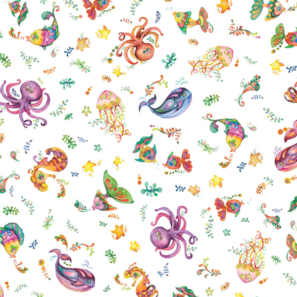 New 2025 Happy Ocean Life collection by P&B Textiles