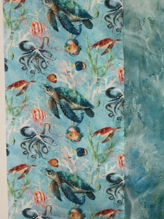 New 2025 Quilt Kit Turtle Trails 65.5" x 74.5"