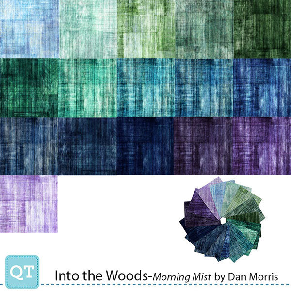 New 2026 Into the Woods  Fat Quarter Bundle 16pc Style #: INWD-3PKC1