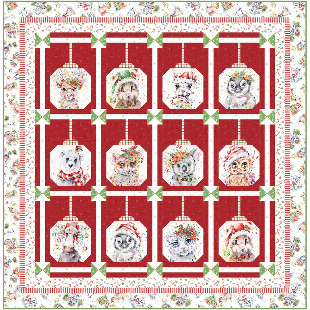 Little Darlings Christmas Ornament Quilt Kit