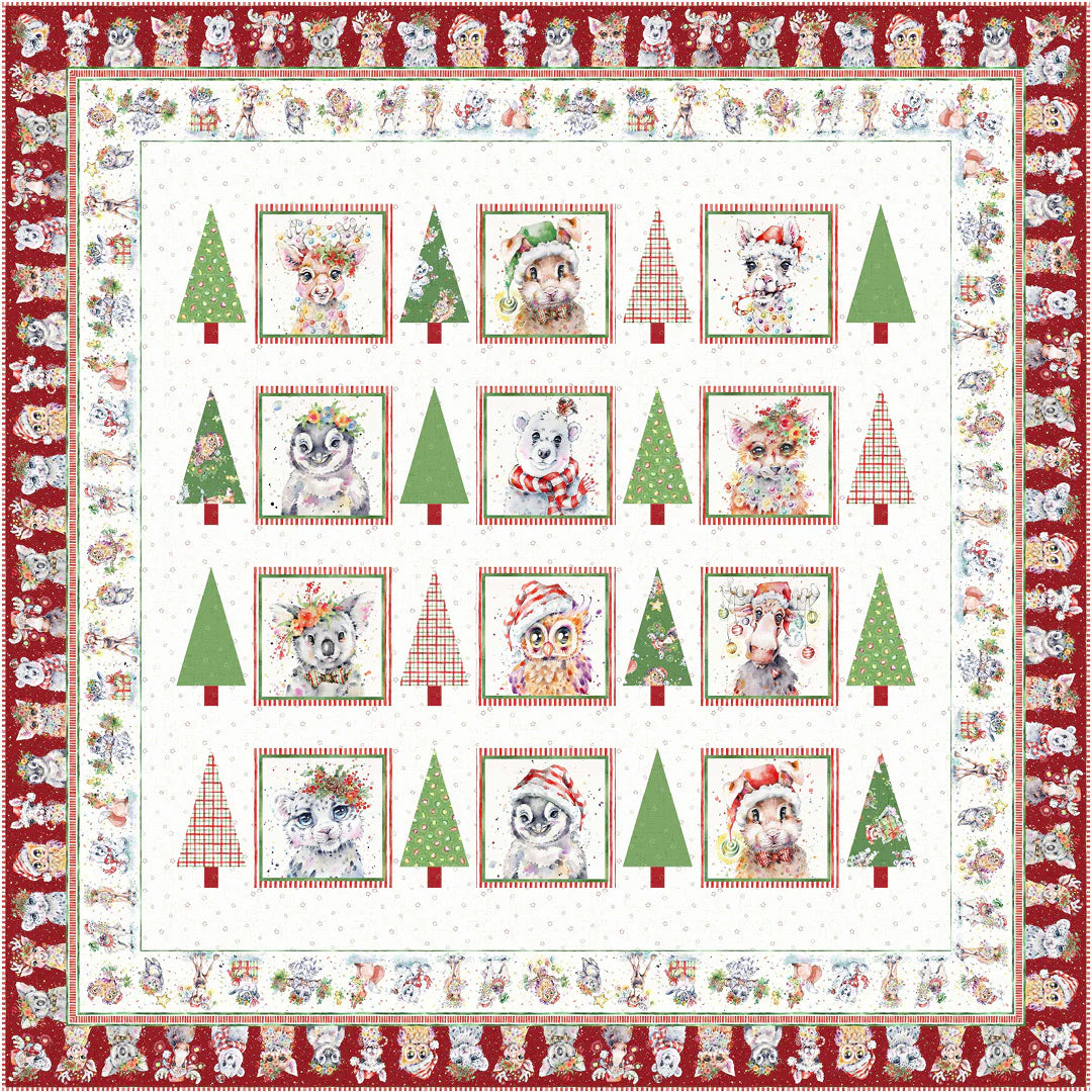 Quilt Kit - In the Pines by Wendy Sheppard featuring Little Darlings Fabric Collection