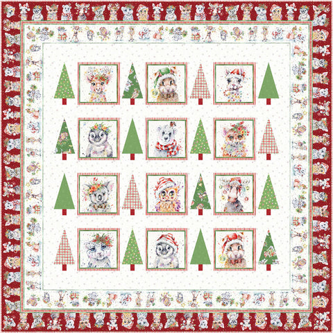 Quilt Kit - In the Pines by Wendy Sheppard featuring Little Darlings Fabric Collection